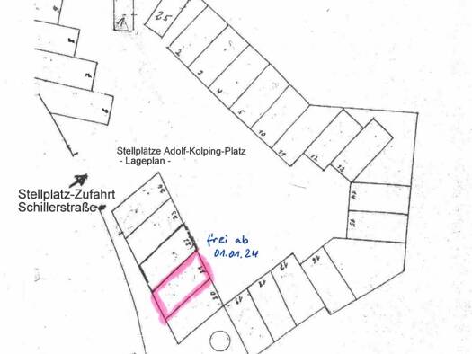 Außenstellplatz zur Miete provisionsfrei 40 € Adolf Kolping Platz 1 Weiden Weiden in der Oberpfalz 92637