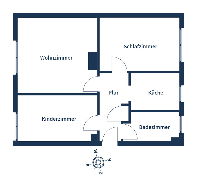 Wohnung zum Kauf 212.000 € 3 Zimmer 54 m²<br/>Wohnfläche 1.<br/>Geschoss Höchst Frankfurt am Main 65929