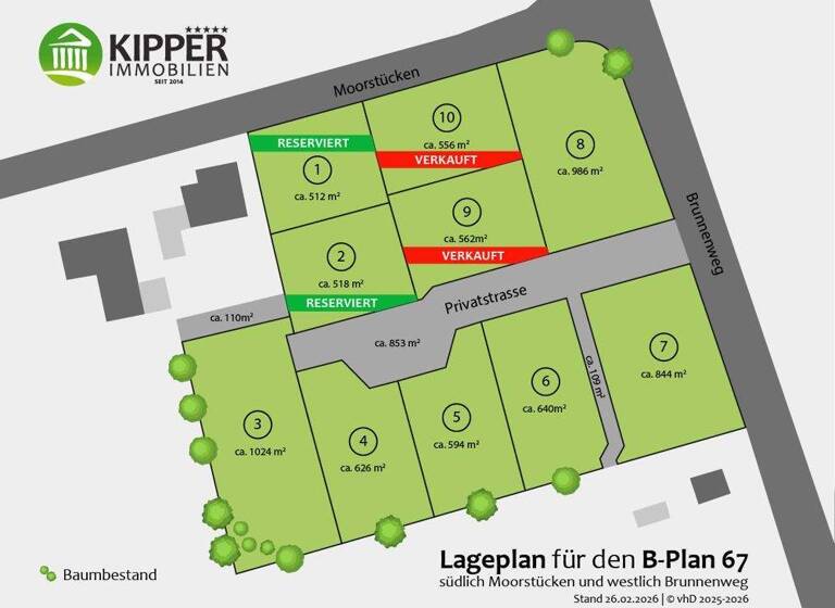 Grundstück zum Kauf 205.000 € 680 m² Grundstück Moorstücken 21 Bad Bramstedt 24576