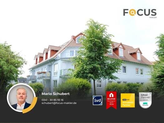 Wohnung zur Miete 680 € 2 Zimmer 49,8 m² EG Am Krähenfeld 8 Markkleeberg Markkleeberg 04416