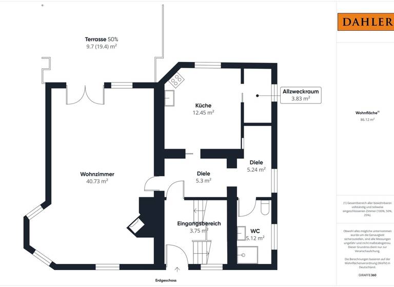 Einfamilienhaus zum Kauf 649.000 € 4 Zimmer 150 m² 764 m² Grundstück Cadolzburg 90556