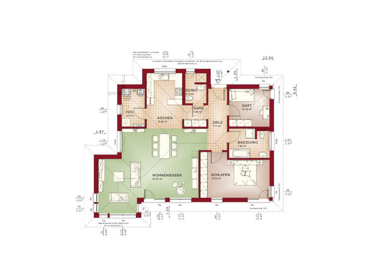 Haus zum Kauf provisionsfrei 497.837 € 5 Zimmer 100 m² 707 m² Grundstück Mandel 55595
