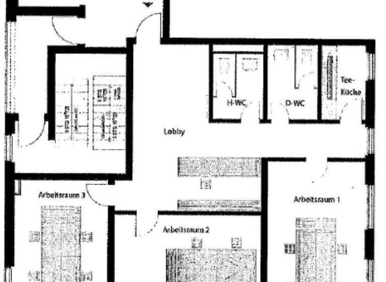 Bürofläche zur Miete provisionsfrei 17,50 € 3 Zimmer 133,3 m² Bürofläche Zehlendorf Berlin 14167