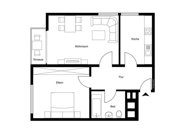 Wohnung zum Kauf 287.000 € 2 Zimmer 55,2 m² Moosmahdstraße 52 Dornbirn 6850