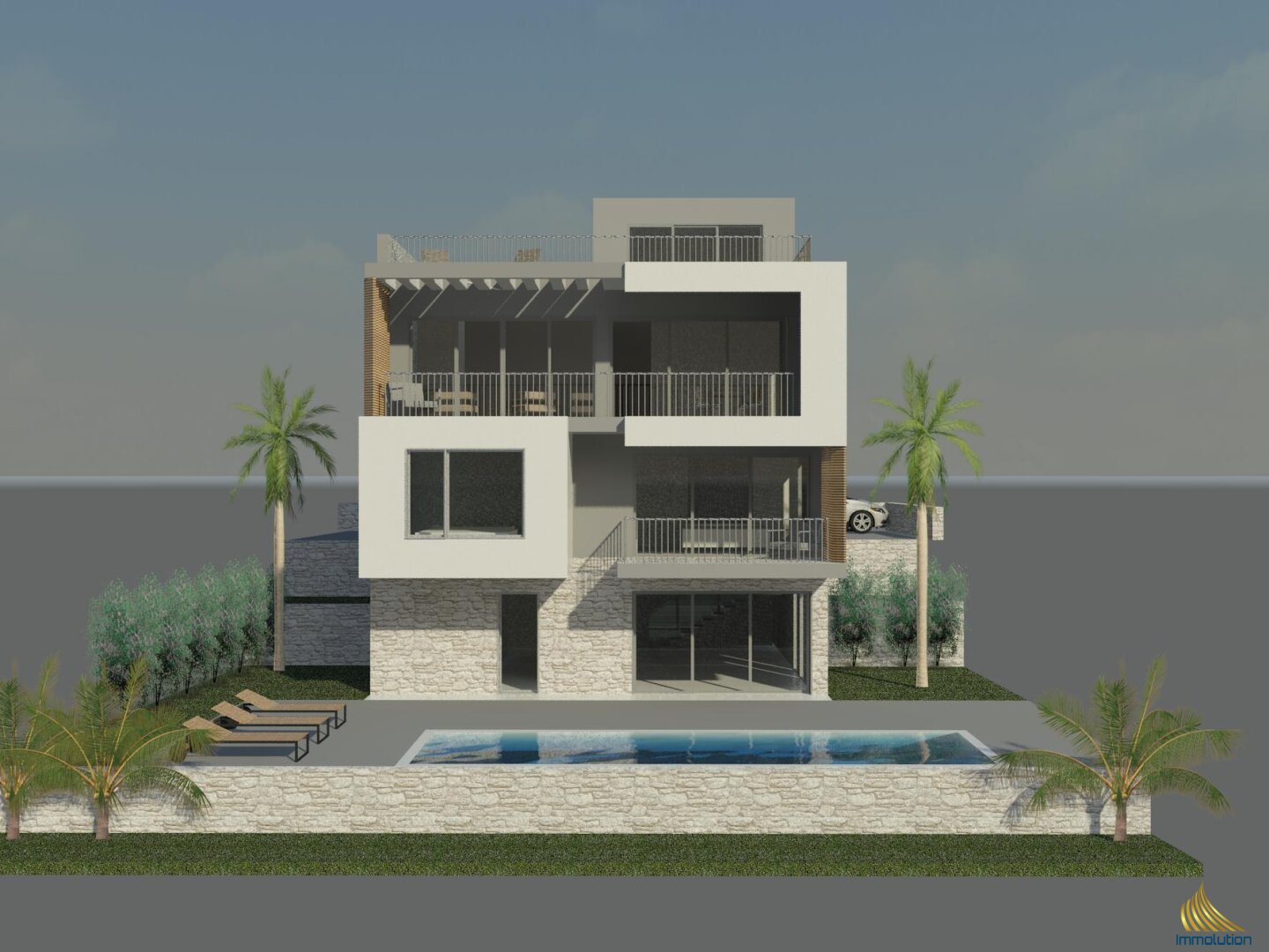 Villa zum Kauf 1.750.000 € 5 Zimmer 245 m²<br/>Wohnfläche 433 m²<br/>Grundstück ab sofort<br/>Verfügbarkeit Trogir 21220