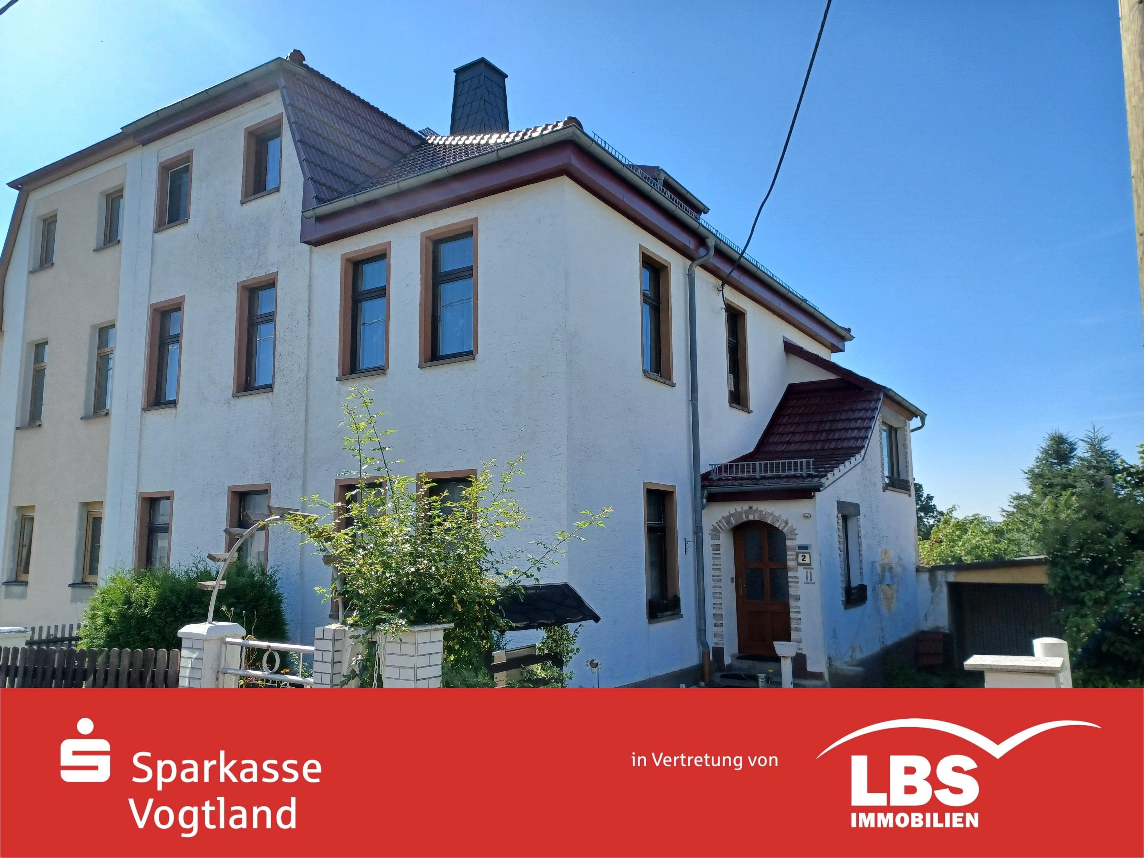 Doppelhaushälfte zum Kauf 85.000 € 7 Zimmer 185,4 m²<br/>Wohnfläche 660 m²<br/>Grundstück Pausa Pausa 07952