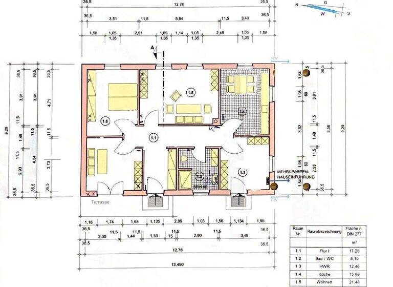 Einfamilienhaus zum Kauf 323.000 € 3 Zimmer 104 m² 511 m² Grundstück Warin 19417