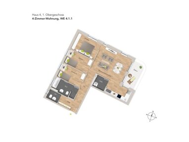 Wohnung zum Kauf provisionsfrei 510.000 € 4 Zimmer 99 m² 1. Geschoss Egertenweg 9 Steinen Steinen 79585