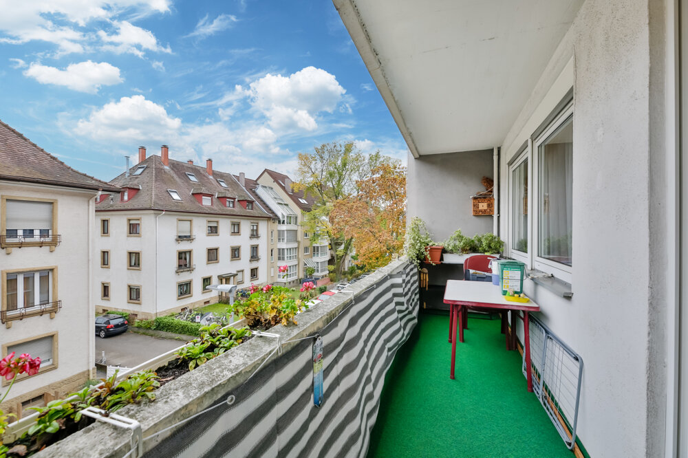 Wohnung zum Kauf provisionsfrei 338.500 € 3 Zimmer 73,6 m²<br/>Wohnfläche 2.<br/>Geschoss Weststadt - Südlicher Teil Karlsruhe 76185