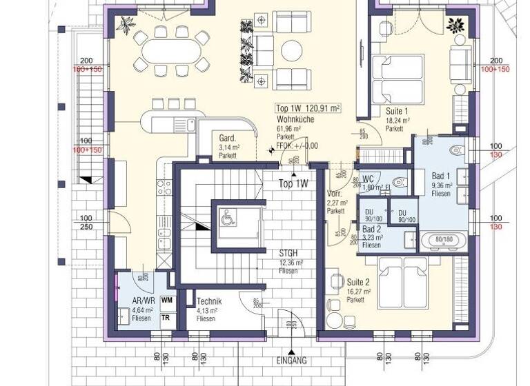 Wohnung zum Kauf - Erstbezug 2.320.000 € 3 Zimmer 120,9 m² EG frei ab 01.05.2027 Maria Wörth 9082