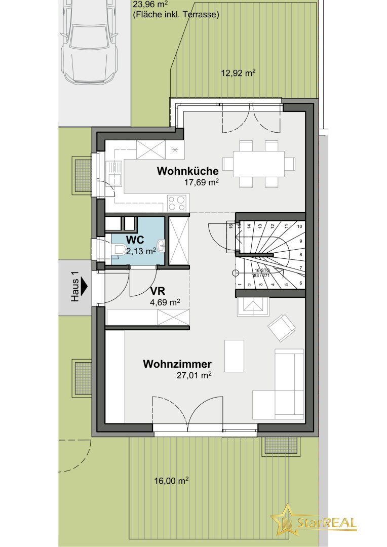 Einfamilienhaus zum Kauf 699.000 € 5 Zimmer 125,1 m²<br/>Wohnfläche Wien 1220