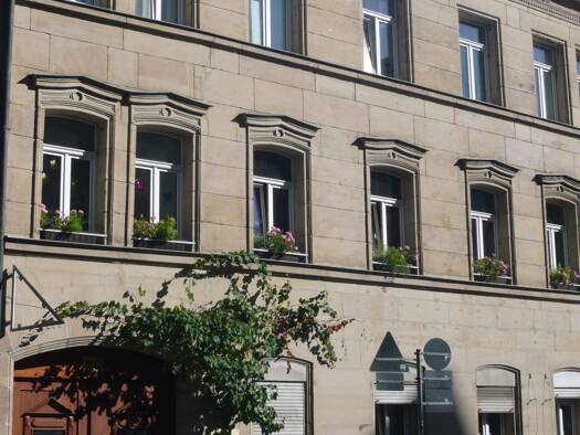 Terrassenwohnung zur Miete 750 € 2 Zimmer 80 m² frei ab 01.01.2026 Innenstadt Fürth 90762