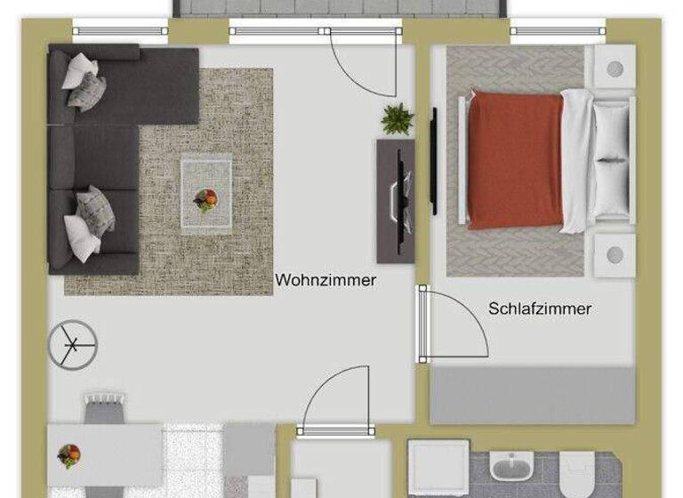 Wohnung zum Kauf 175.000 € 2 Zimmer 44 m² Senden 89250