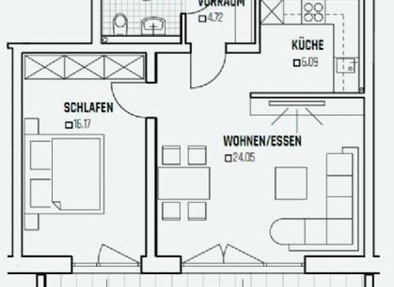 Terrassenwohnung zum Kauf - Erstbezug provisionsfrei 317.500 € 2 Zimmer 68,3 m² EG frei ab sofort Vogelsangstraße 3 Plattling 94447