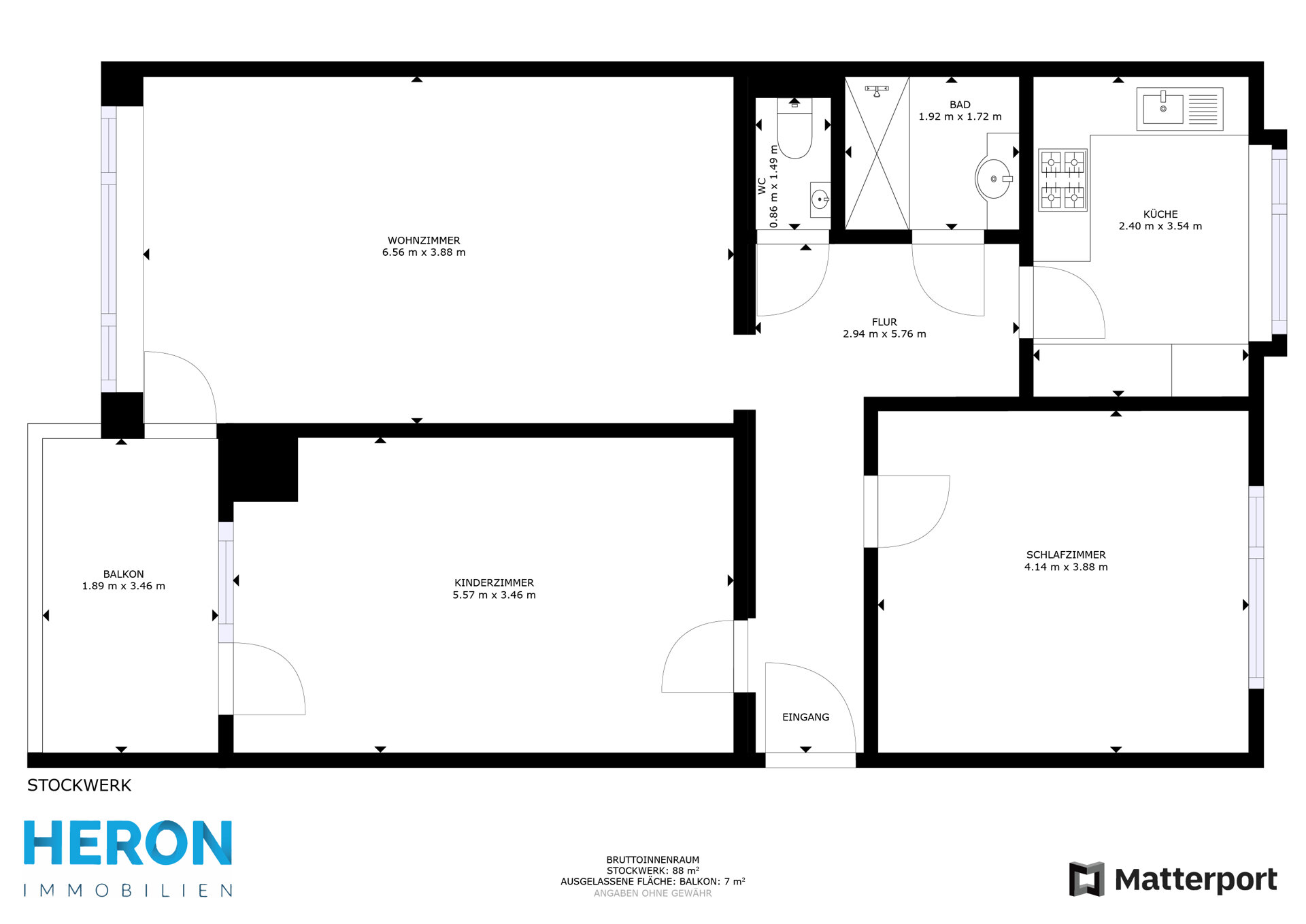 Wohnung zum Kauf 320.000 € 3 Zimmer 88,3 m²<br/>Wohnfläche 2.<br/>Geschoss Steinenbronn 71144