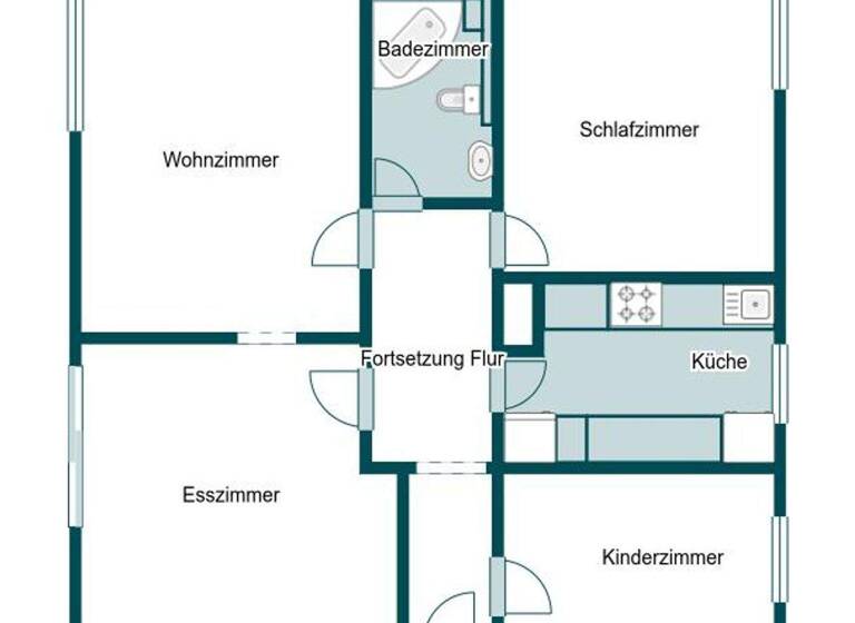 Wohnung zum Kauf 324.000 € 4 Zimmer 88,1 m² 1. Geschoss Oststadt Ulm 89075
