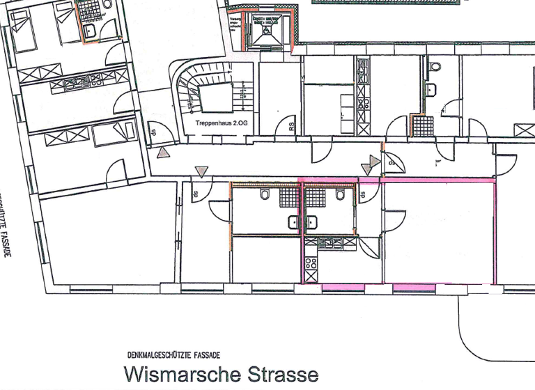 Wohnung zur Miete 385 € 38,5 m² frei ab sofort Wismarsche Straße 126 Altstadt Schwerin 19053