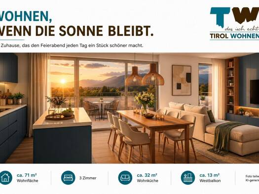 Wohnung zum Kauf 464.000 € 71 m² Telfs 6410