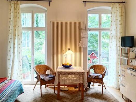 Terrassenwohnung zur Miete 1.650 € 2 Zimmer 50 m² Geschoss -1/4 frei ab 01.06.2026 Mitte Berlin 10119