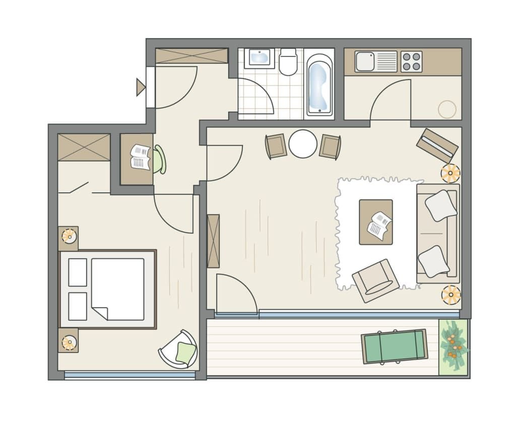 Wohnung zur Miete Wohnen auf Zeit 1.865 € 3 Zimmer 52 m²<br/>Wohnfläche 16.01.2025<br/>Verfügbarkeit Beethovenallee Godesberg-Villenviertel Bonn 53173