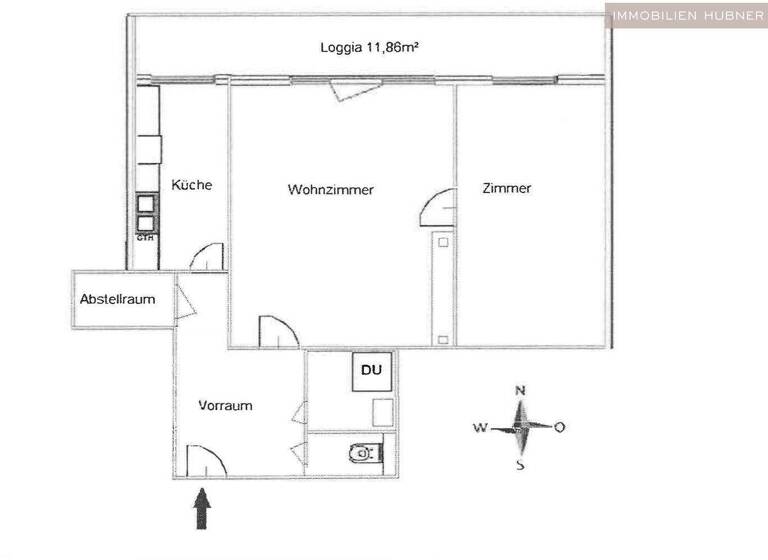 Wohnung zum Kauf 199.950 € 2 Zimmer 71 m² 3. Geschoss Wien 1200