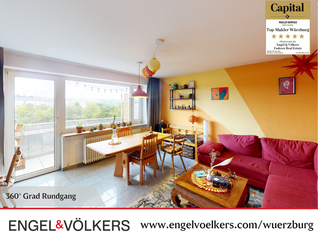 Wohnung zum Kauf 240.000 € 3 Zimmer 69 m² 8. Geschoss Lindleinsmühle Würzburg 97078