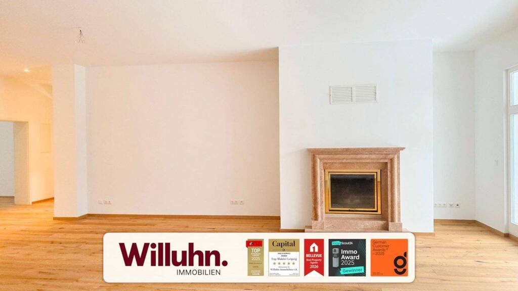 Wohnung zur Miete 2.300 € 4 Zimmer 142 m² 1. Geschoss Schönefeld-Abtnaundorf Leipzig 04347