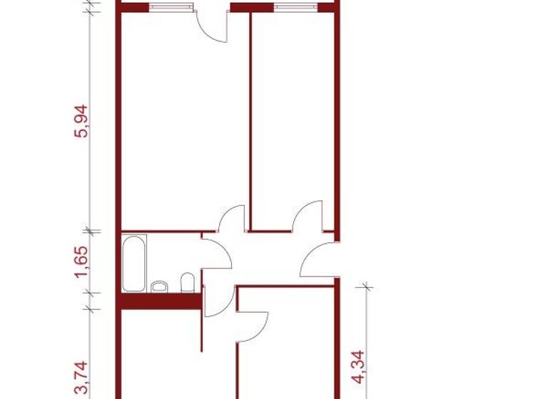 Wohnung zur Miete 387 € 3 Zimmer 70,3 m² 5. Geschoss Max-Planck-Str. 14 Stendal 39576