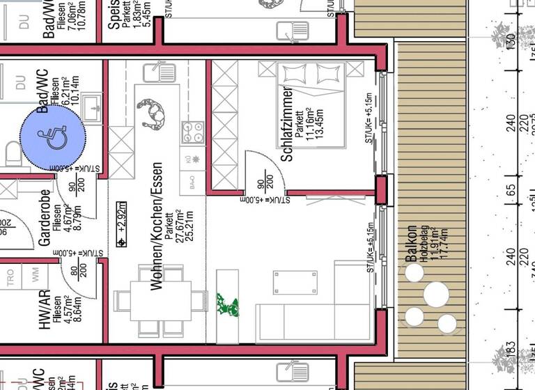 Wohnung zur Miete 904 € 2 Zimmer 54,4 m² frei ab 01.05.2026 Langkampfen 6336