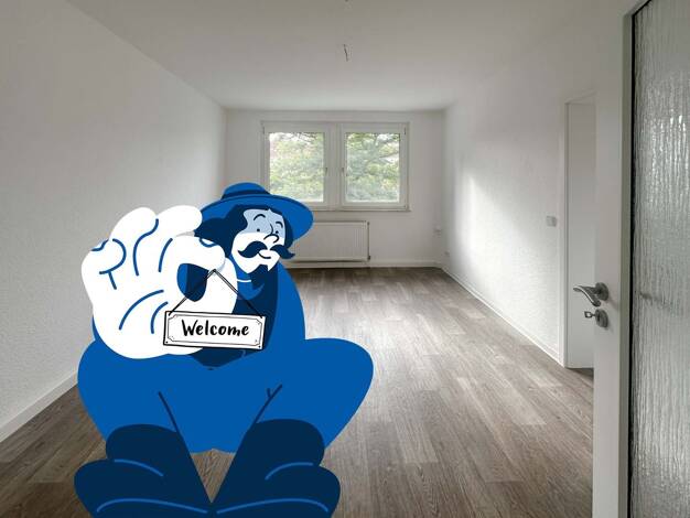 Wohnung zur Miete 300 € 2 Zimmer 46,1 m² 2. Geschoss Nachtweide 57 Neue Neustadt Magdeburg 39124
