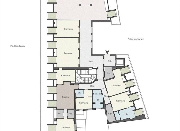 Wohnung zum Kauf 1.580.000 € 4 Zimmer 407 m² 5. Geschoss frei ab sofort Via San Luca 2 Genua 16124