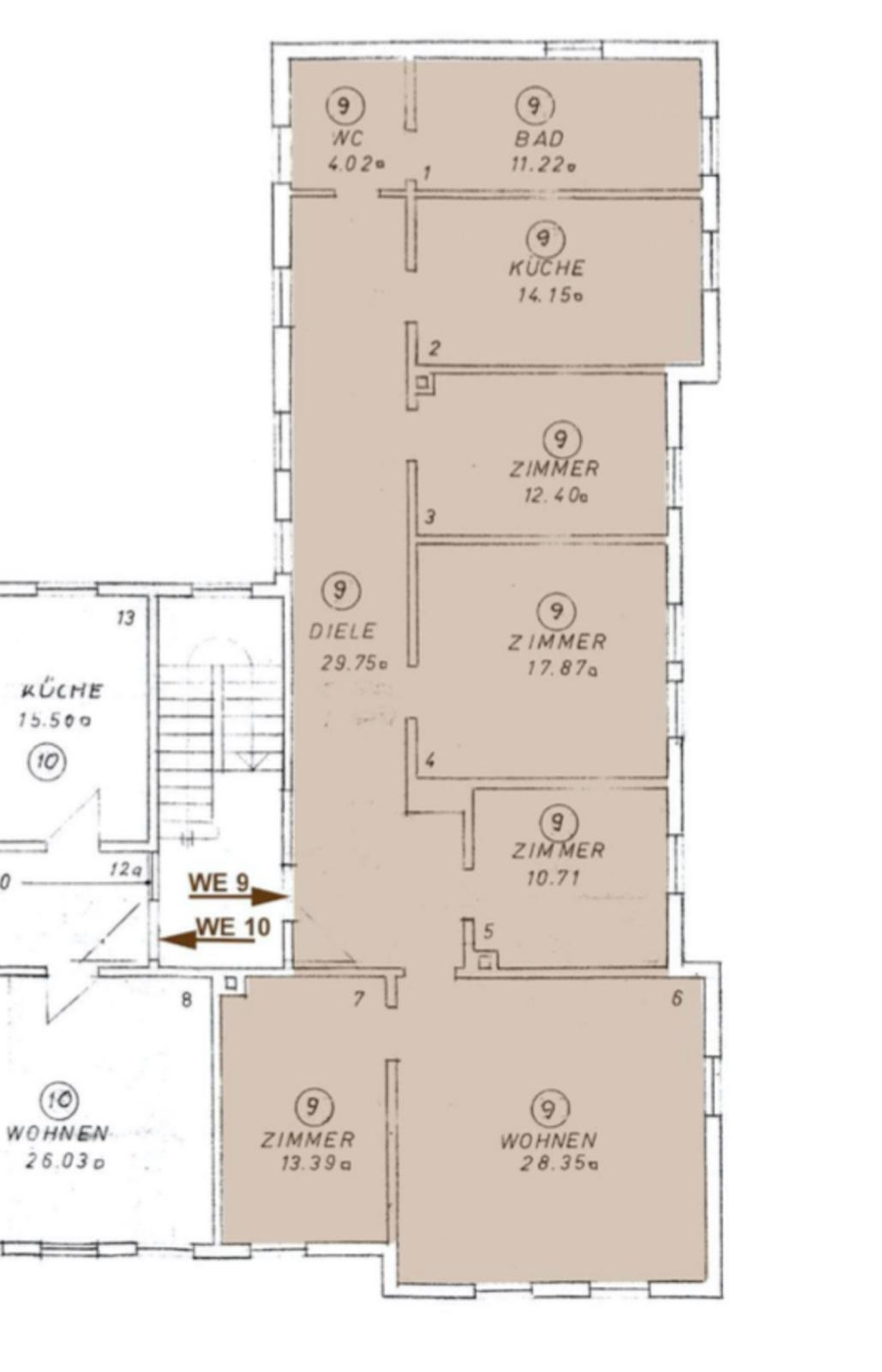 Wohnung zur Miete 1.450 € 4 Zimmer 145 m²<br/>Wohnfläche 1.<br/>Geschoss ab sofort<br/>Verfügbarkeit Arnstadt Arnstadt 99310