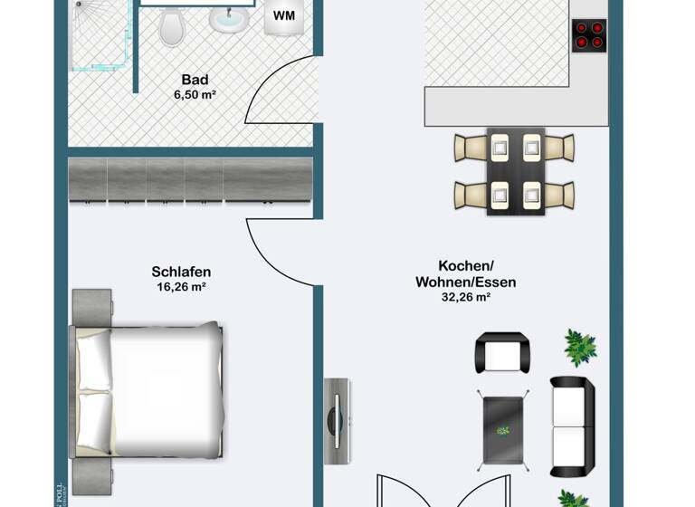 Wohnung zum Kauf provisionsfrei 299.285 € 2 Zimmer 70,4 m²<br/>Wohnfläche 2.<br/>Geschoss Uffenheim Uffenheim 97215