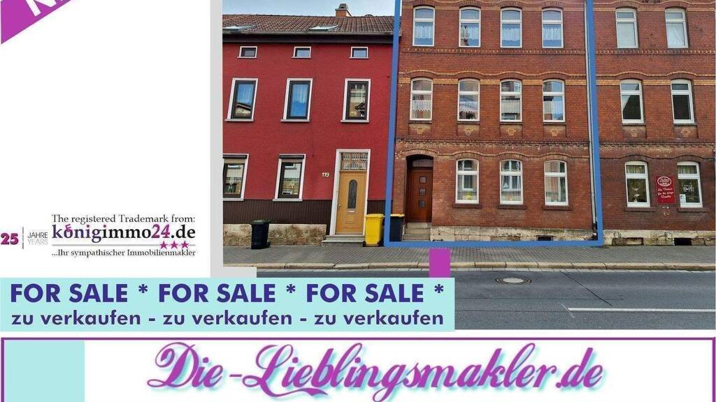 Mehrfamilienhaus zum Kauf als Kapitalanlage geeignet 125.000 € 8 Zimmer 209,3 m² 1.115 m² Grundstück Mühlhausen Mühlhausen/Thüringen 99974