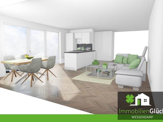 Maisonette zur Miete - Erstbezug 1.038 € 3 Zimmer 94,4 m² 1. Geschoss frei ab 01.12.2025 Schledehausen Bissendorf / Schledehausen 49143
