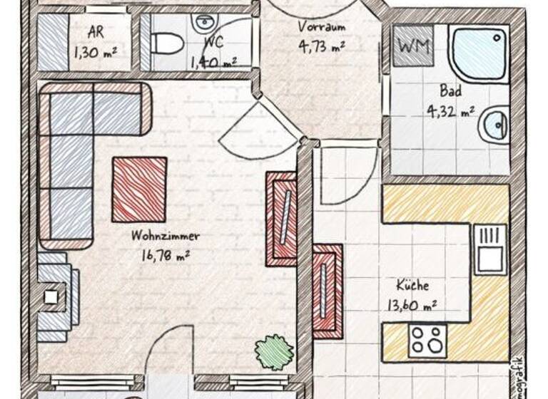 Wohnung zum Kauf 289.000 € 2 Zimmer 52,8 m²<br/>Wohnfläche Au 27 Finkenberg 6292
