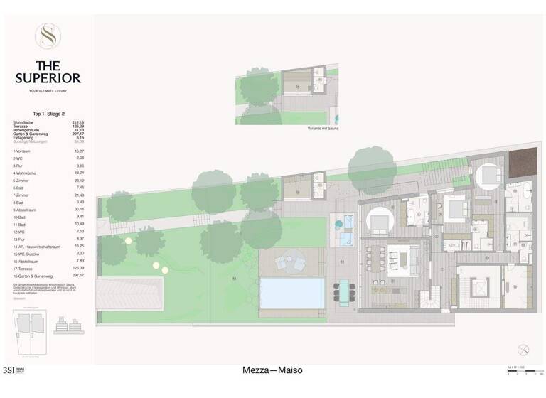 Wohnung zum Kauf - Erstbezug 3.769.000 € 4 Zimmer 212,2 m² EG Wien 1180