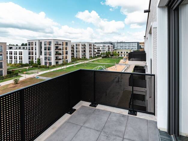 Wohnung zum Kauf - Neubau provisionsfrei 624.900 € 3 Zimmer 85,1 m² 3. Geschoss Hildegard-Knef-Straße 105 Heerdt Düsseldorf 40549