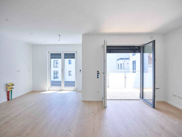 Wohnung zum Kauf - Neubau 415.000 € 3 Zimmer 92,3 m² 1. Geschoss frei ab sofort Postplatz 1 Landau Landau an der Isar 94405