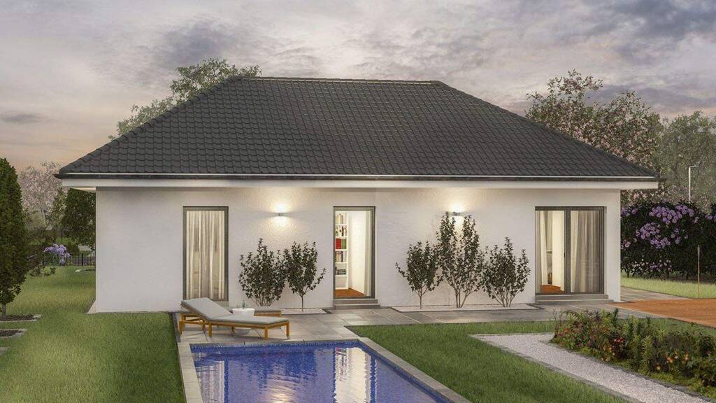 Bungalow zum Kauf 687.398 € 3 Zimmer 108 m² 500 m² Grundstück Ailingen Friedrichshafen 88048