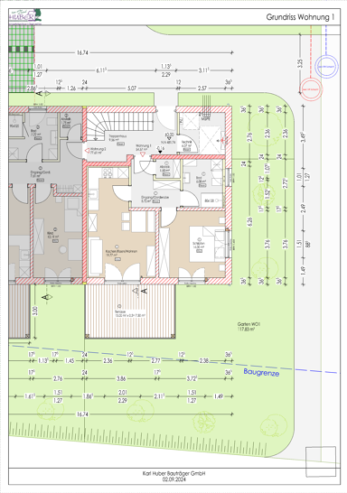 Wohnung zum Kauf 222.043 € 2,5 Zimmer 54,6 m² EG Tann Tann 84367