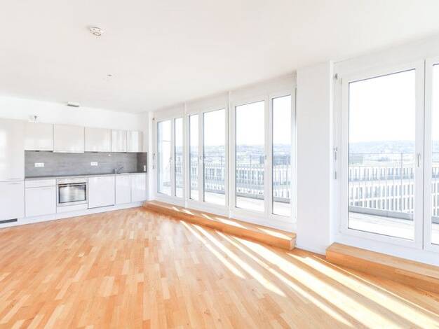 Penthouse zur Miete 1.899 € 2 Zimmer 98,2 m² 6. Geschoss frei ab 01.08.2025 Mailänder Platz 19 Stuttgart-Mitte 70173
