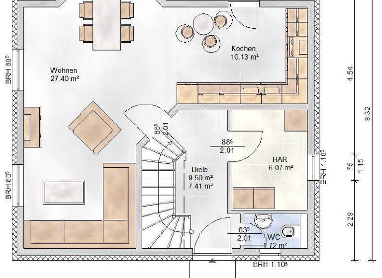 Einfamilienhaus zum Kauf - Erstbezug provisionsfrei 408.000 € 3,5 Zimmer 107 m² 600 m² Grundstück Lütower Weg Neuendorf Lütow 17440