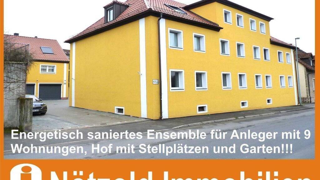 Mehrfamilienhaus zum Kauf 1.495.000 € 24 Zimmer 604 m² 924 m² Grundstück Kitzingen 97318