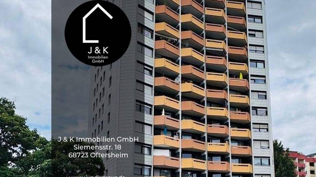 Wohnung zur Miete 1.290 € 3,5 Zimmer 96,8 m² 8. Geschoss Schwetzingen 68723