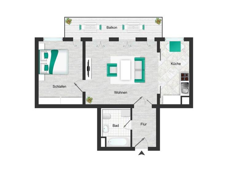 Wohnung zum Kauf 425.000 € 2 Zimmer 58,8 m² Geschoss 3/5 Mitte Berlin 10435