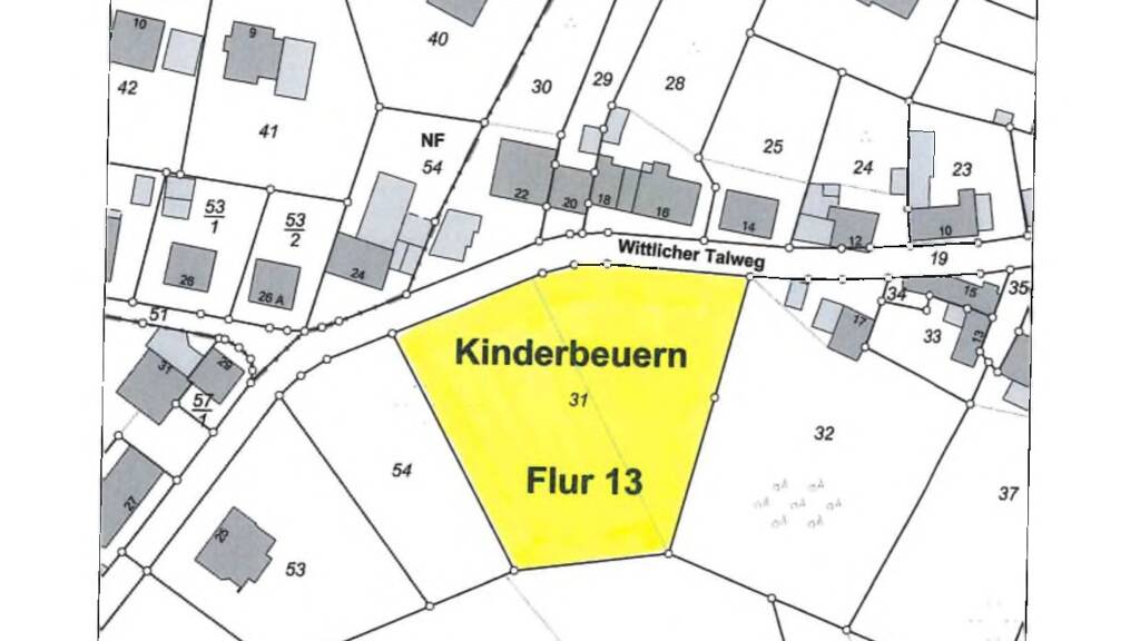 Grundstück zum Kauf provisionsfrei 45.000 € 924 m² Grundstück Kinderbeuern 54538