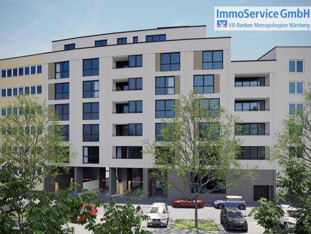 Wohnung zum Kauf - Neubau provisionsfrei 463.566 € 3 Zimmer 75,1 m² 2. Geschoss Merianstraße 32 Schoppershof Nordöstliche Außenstadt 90409