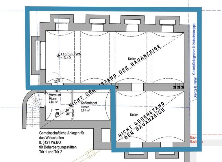 Sonstiges zum Kauf 98.000 € 2 Zimmer Krongasse 6 Wien 1050