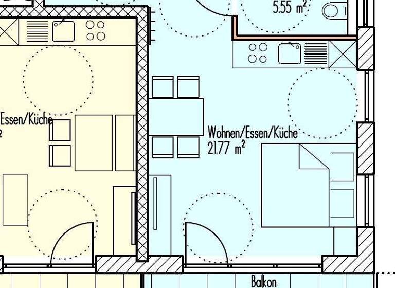 Studio zum Kauf - Erstbezug 169.600 € 1 Zimmer 39,4 m² 1. Geschoss Wolffstraße 14 Rothenburg Rothenburg ob der Tauber 91541
